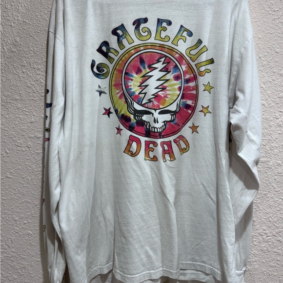 Grateful Dead White Long Sleeve Tee - Picture 2 of 4